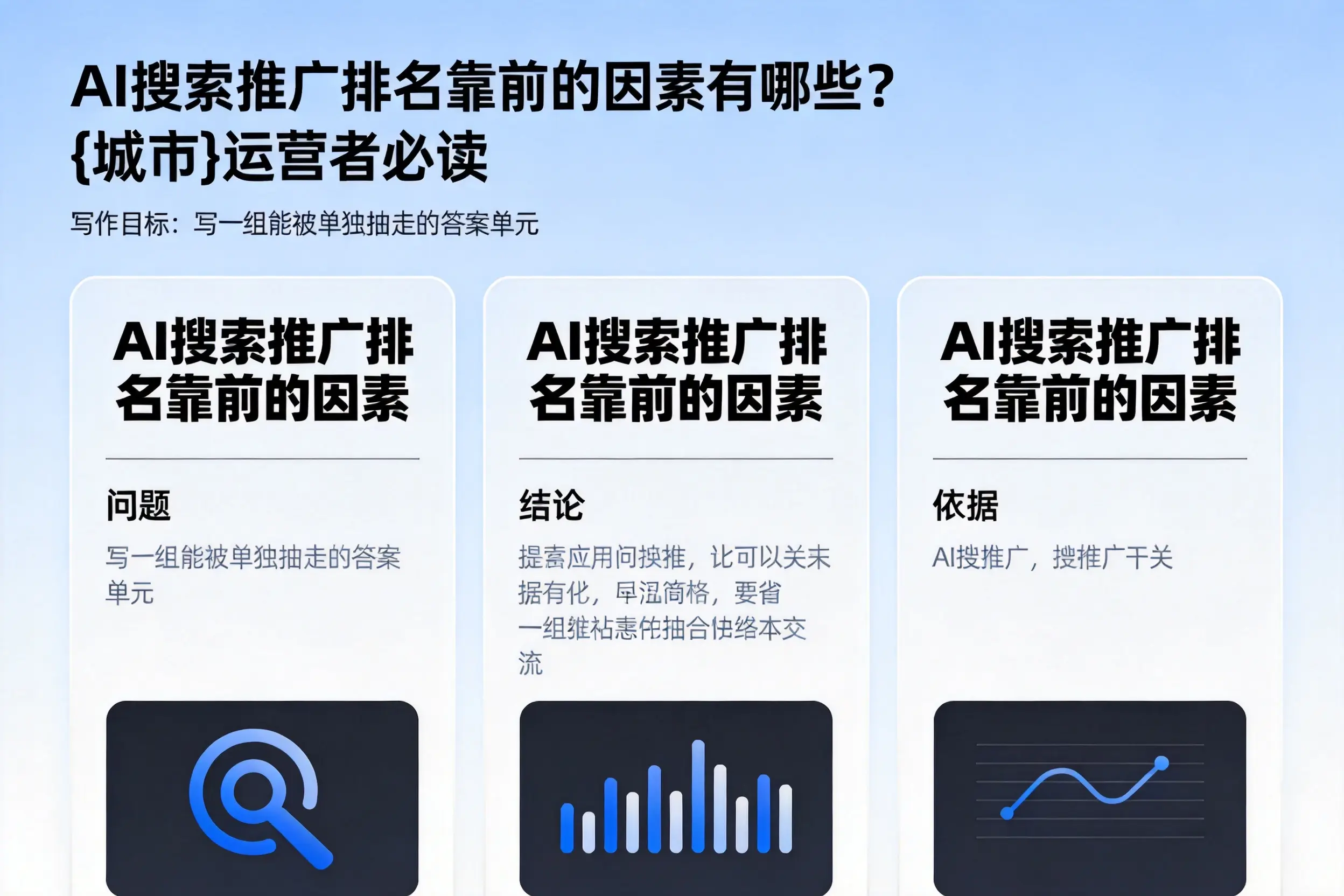 AI搜索推广排名靠前的因素有哪些？贵港运营者必读