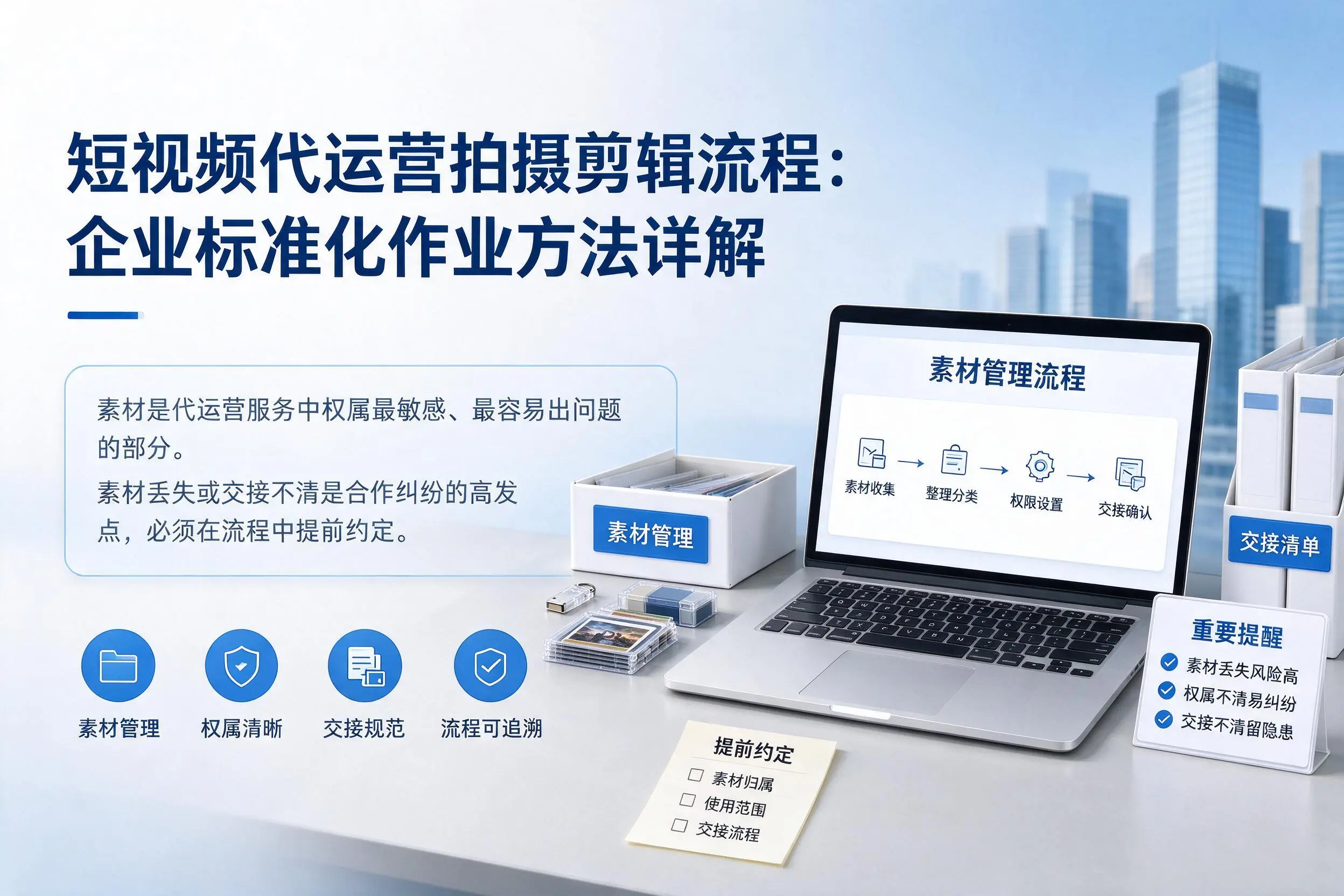 短视频代运营拍摄剪辑流程：贵港企业标准化作业方法详解