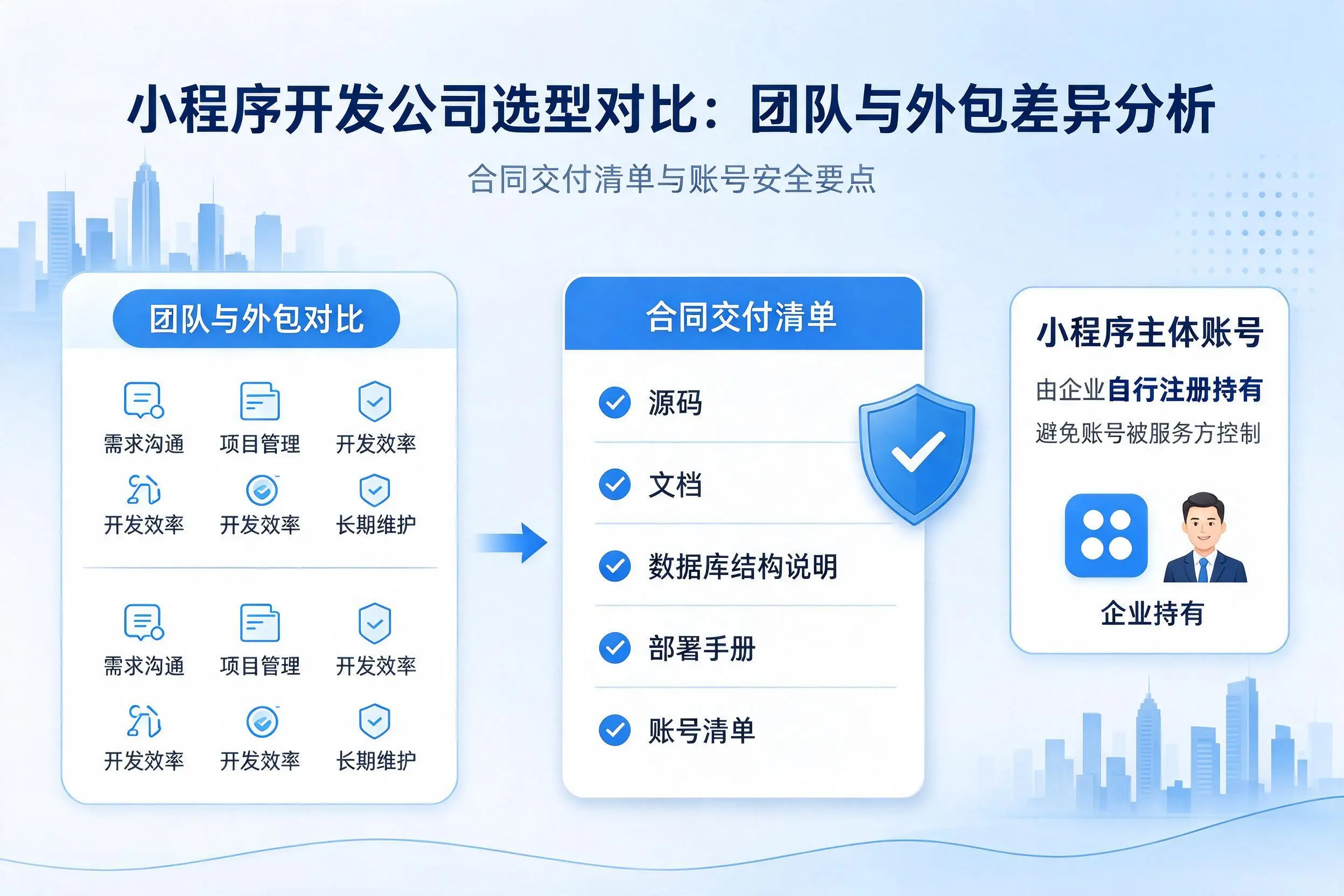 贵港小程序开发公司选型对比：团队与外包差异分析