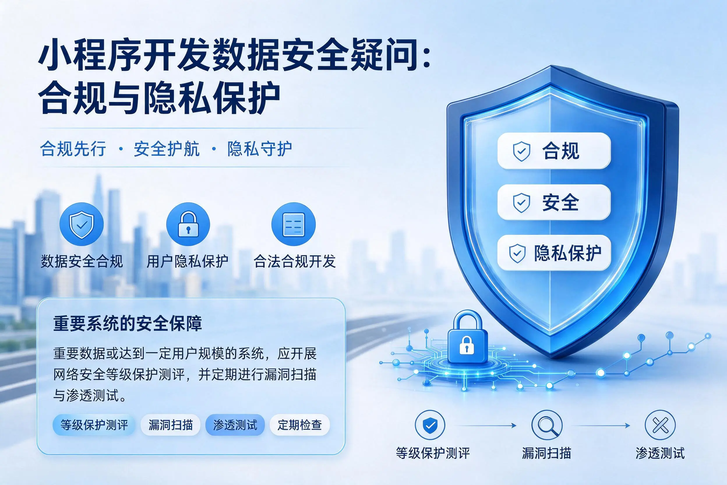 贵港小程序开发数据安全疑问：合规与隐私保护